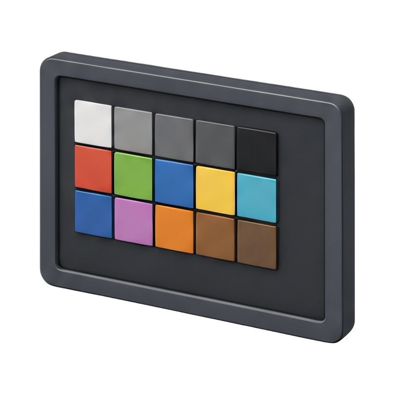 Color calibration screen patches