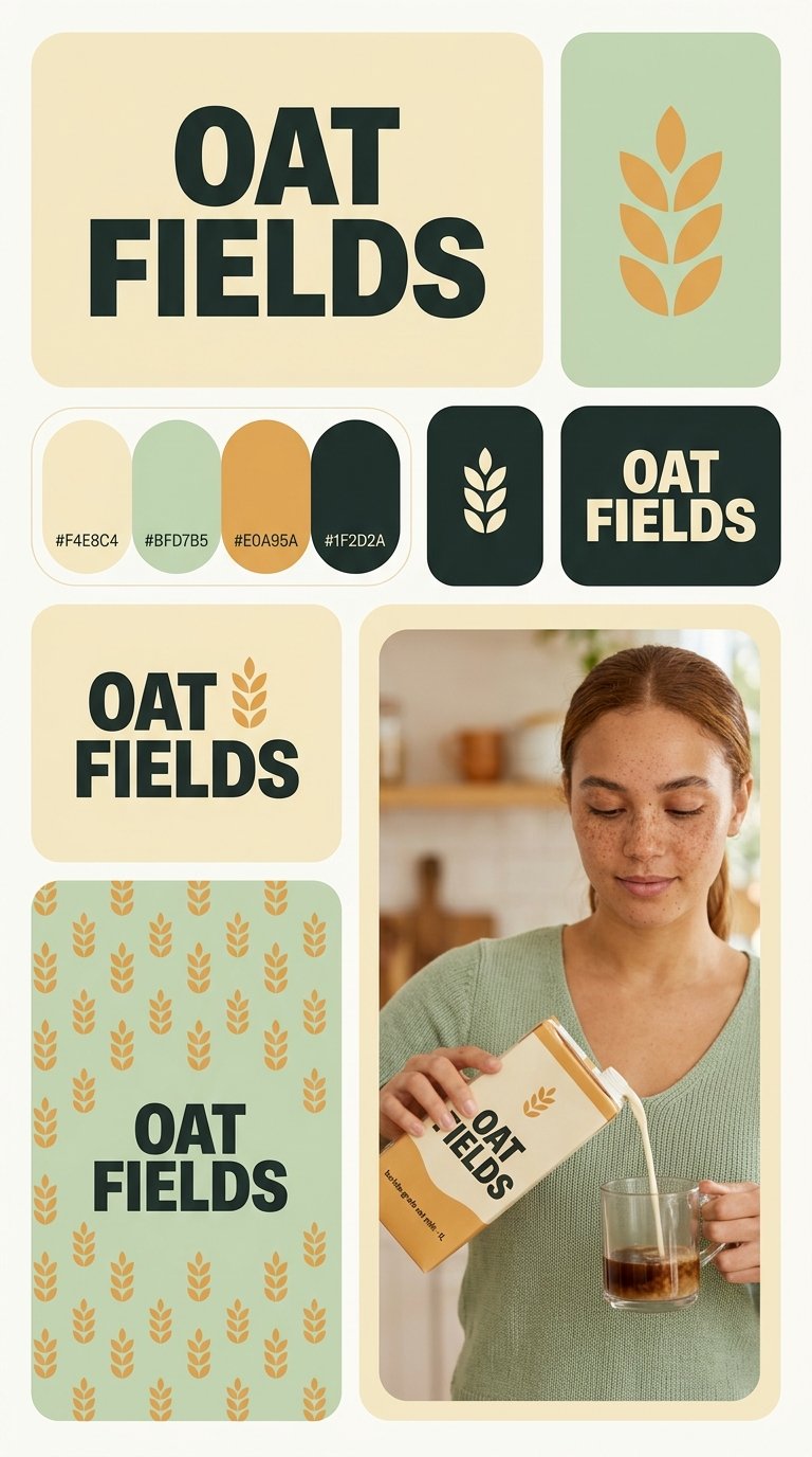 Modern brand identity sheet