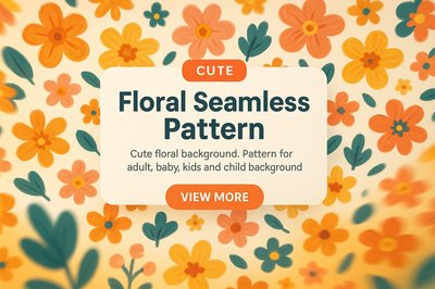 Floral Seamless Pattern Design for Diverse Uses