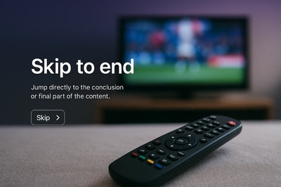 Stylish High-Resolution Web Design Concept with Remote Control