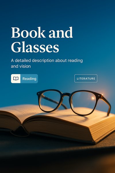 Book and Glasses: Exploring Vision and Reading Experience