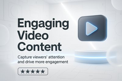 Modern Graphic for Engaging Video Content Promotion