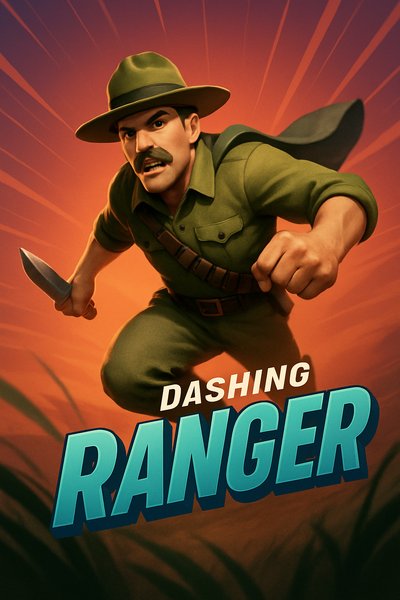 Dynamic Dashing Ranger Illustration in Action