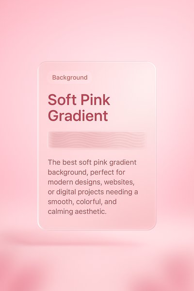 Soft Pink Gradient Background for Modern Designs