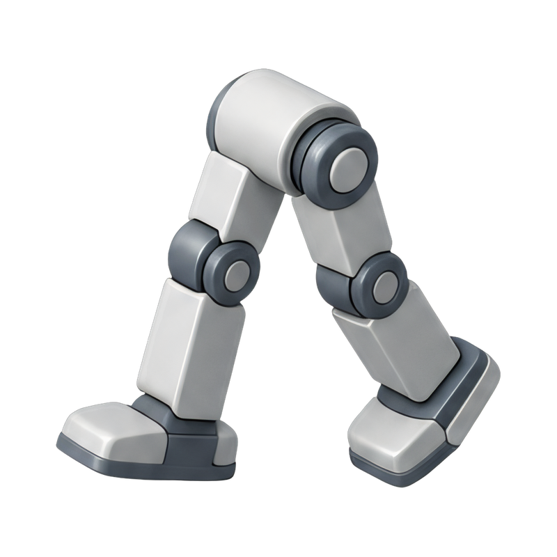 robot legs in motion