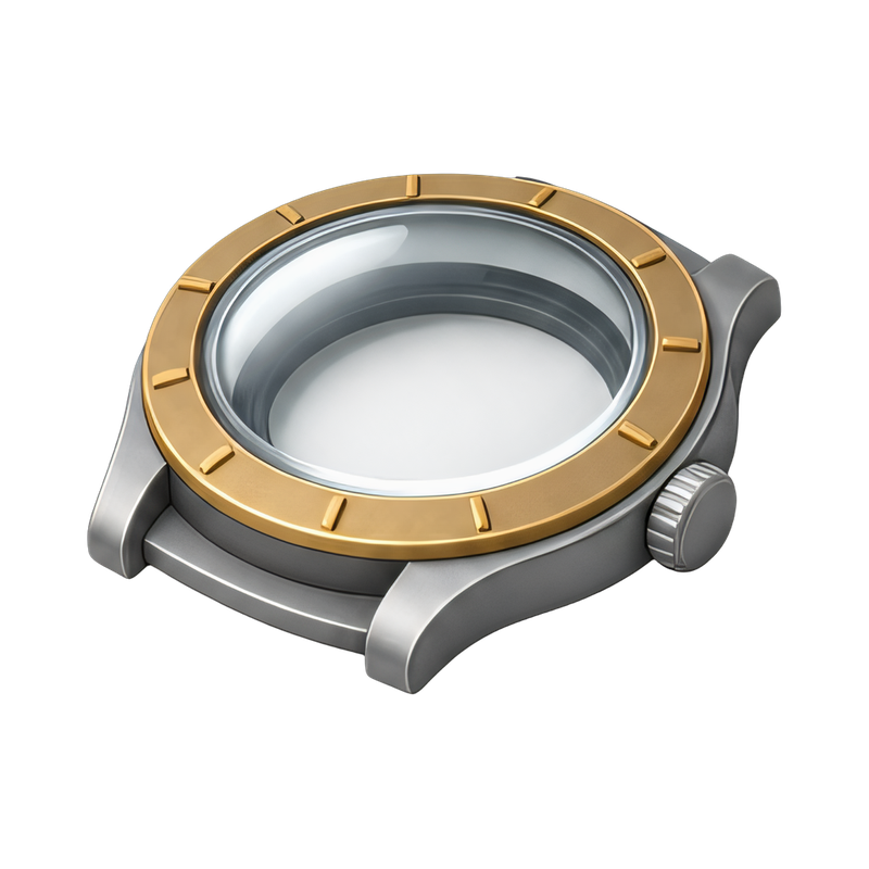 Elegant glass bezel design