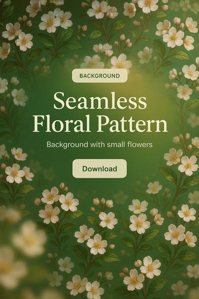 Seamless Floral Pattern Background for Design Use