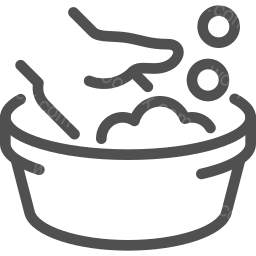 basin bubbles cleaning