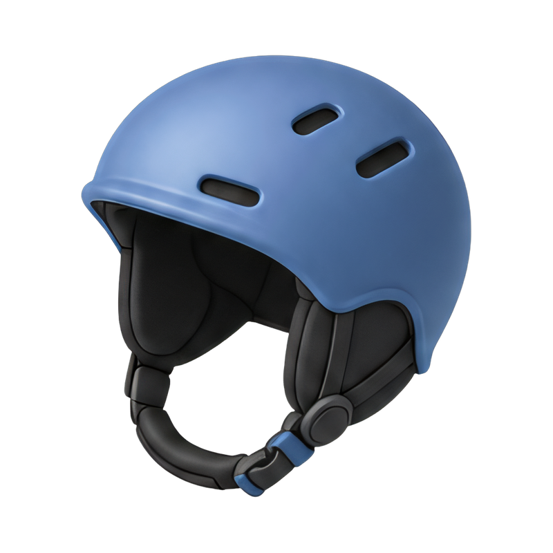 Sleek ski helmet design
