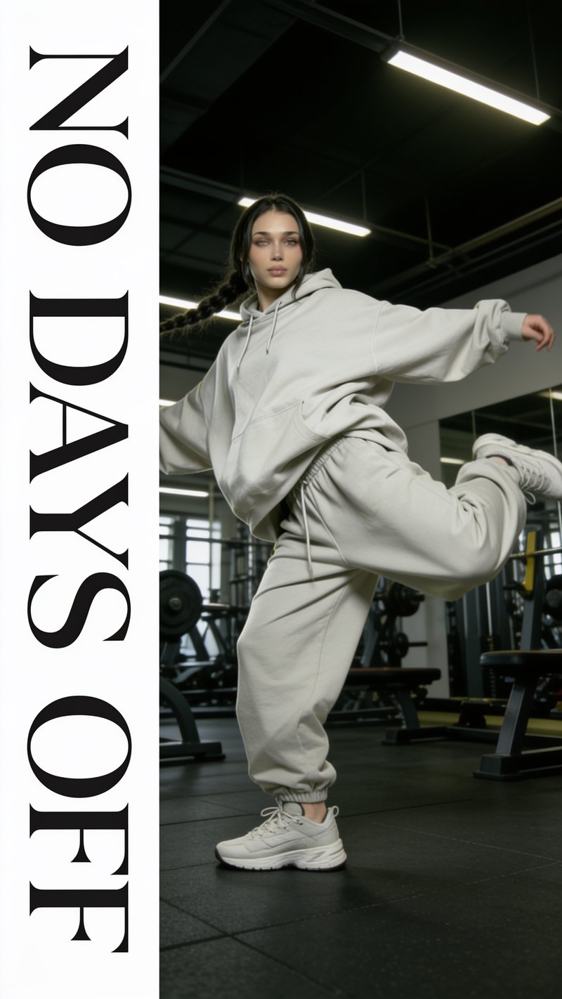 fit woman exercising in gym