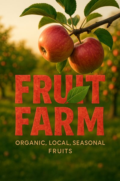 Vibrant Fruit Farm Promotional Graphic