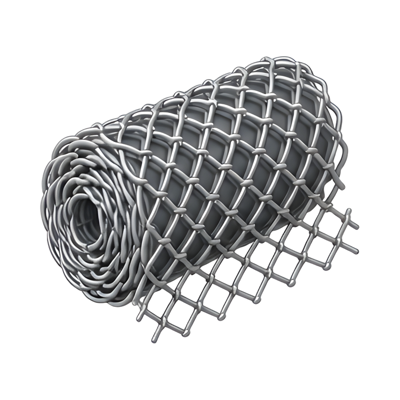 roll of chain link fence