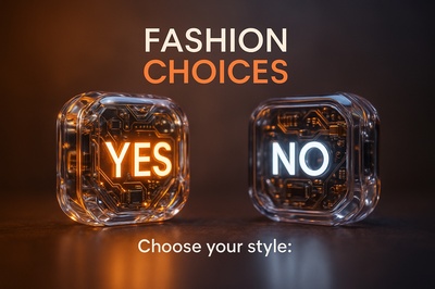 Hyperrealistic Fashion Choices in Tech Style