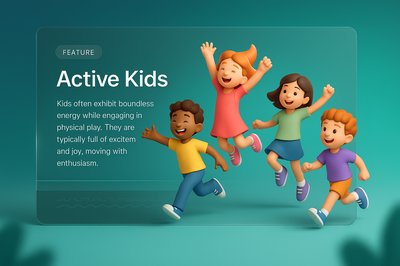 Energetic Kids Engaging in Playful Activities