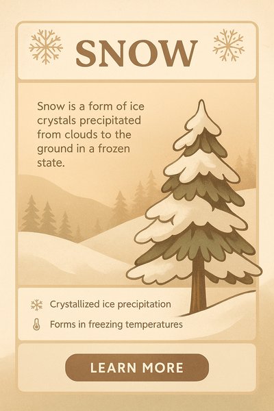 Boho Winter: Stylish Snow-themed Landing Page Design