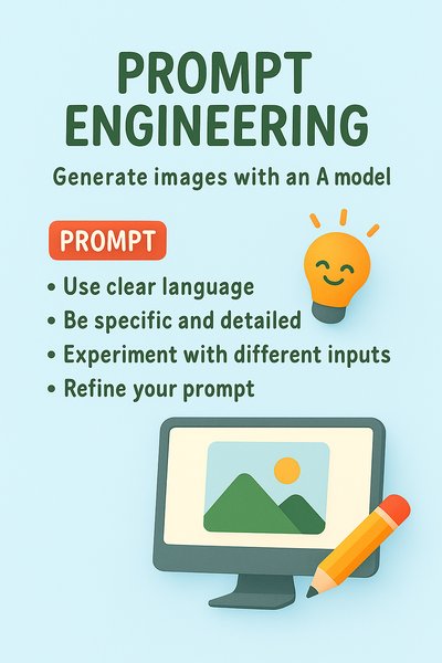 Illustrative Guide on Prompt Engineering for AI Image Generation