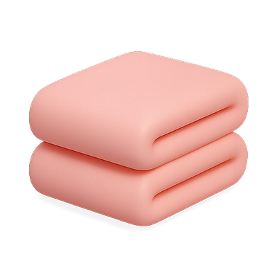 Stylish Soft Foam Cushions in Pastel Pink
