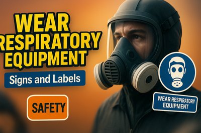 Safety Awareness Graphic for Respiratory Equipment Use