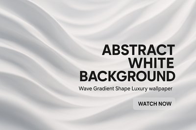 Elegant Abstract White Wave Background for Luxury Design