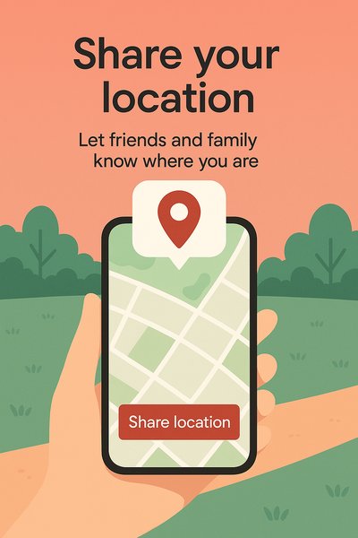 Mobile App Promotion for Location Sharing Feature