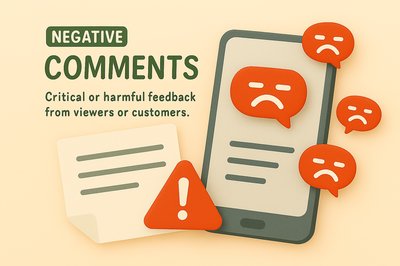 Illustrative Graphic on Negative Comments and Feedback