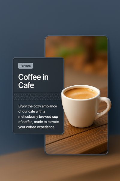 Cozy Autumn Coffee Experience in a Cafe Setting