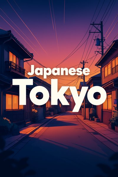 Evening in Tokyo: A Cozy Anime-Inspired Cityscape