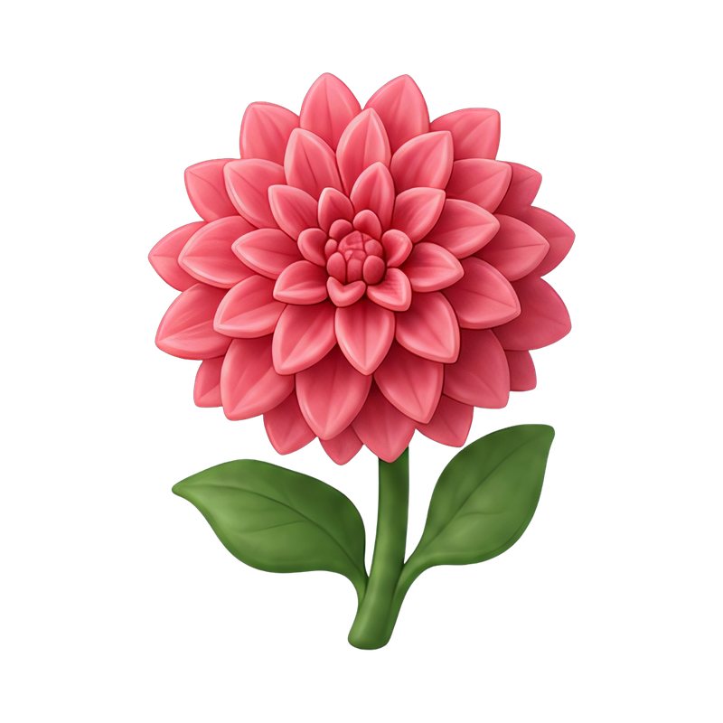 Delicate dahlia flower petals