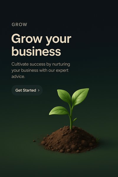 Detailed 3D Scene Illustrating Growth Concept
