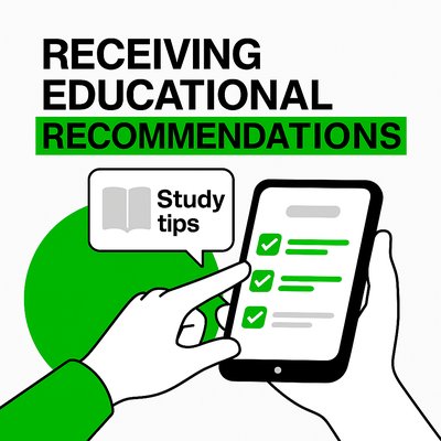 Educational Recommendations Graphic for Study Tips