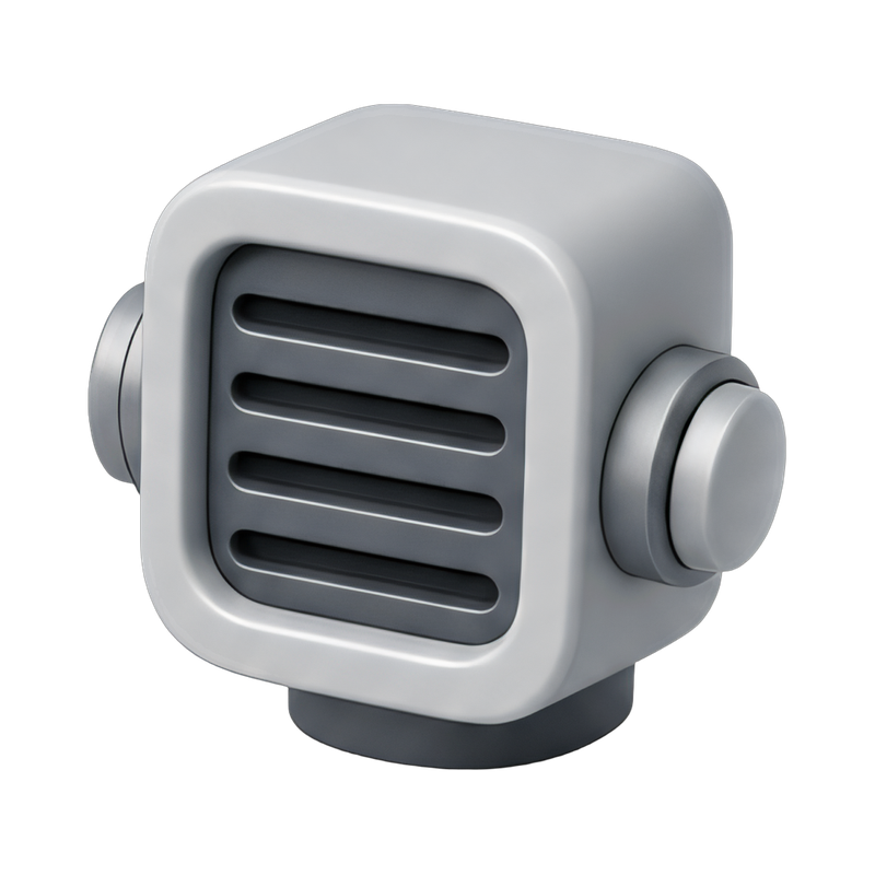 futuristic robot speaker design