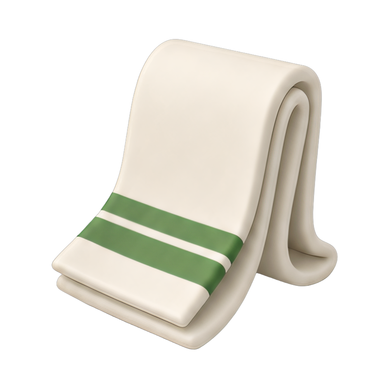soft golf towel on green grass