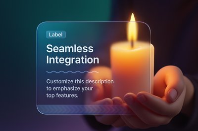 Candlelight in Hands: Emphasizing Features with Clear Design