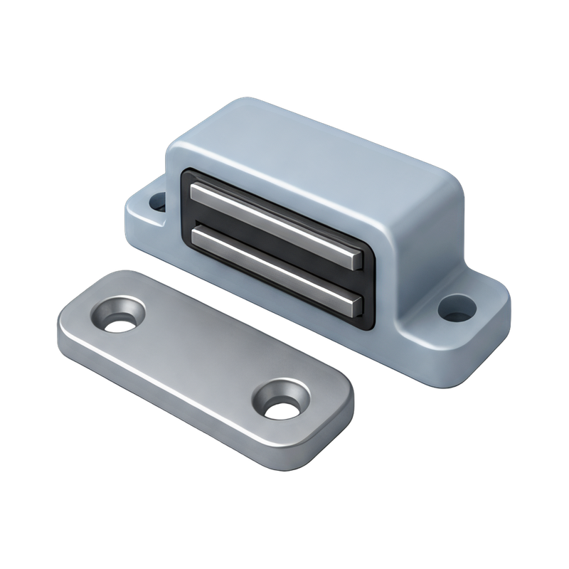 magnetic door catch mechanism