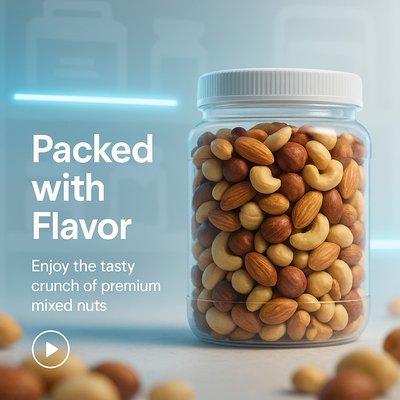 Promotional Image for Premium Mixed Nuts Jar