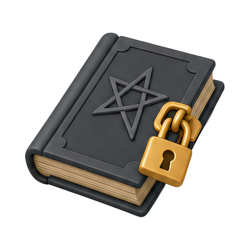 locked book of shadows