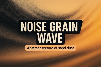 Abstract Sand Dust Texture with Gradient Waves