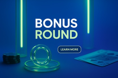 Neon Shadow Composition Featuring Bonus Round Theme