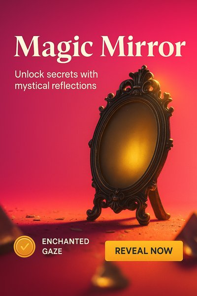 Dynamic Magic Mirror with Mystical Reflections