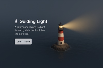 Lighthouse Illuminating the Dark Sea Scene