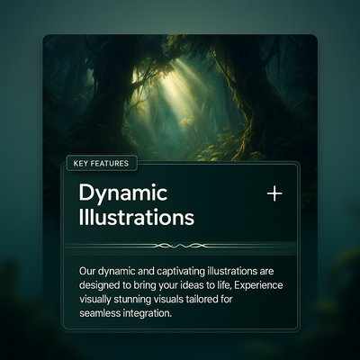 Enchanted Dark Rainforest with Dynamic Features