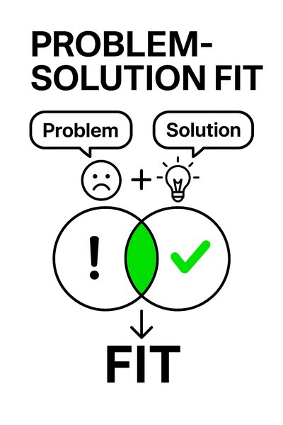 Visual Representation of Problem-Solution Fit Concept
