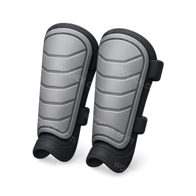 Stylish 3D Sports Shin Guards Icon