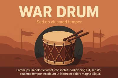 War Drum: A Symbol of Rhythm and Conflict