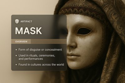 Modern Web Design Featuring a Mask with Informative Overlay