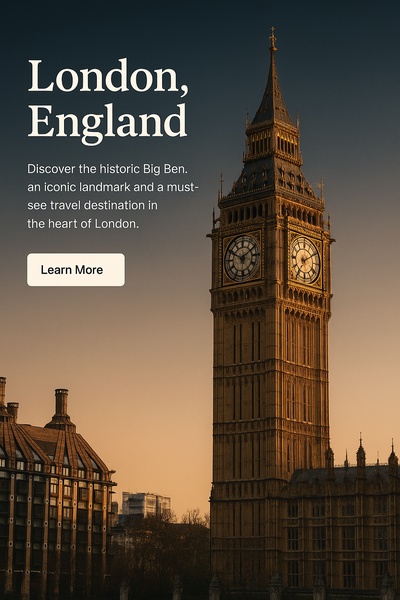 Explore Big Ben: Iconic London Landmark and Travel Destination
