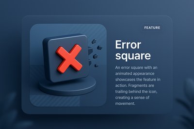 3D Error Square Design with Feature Description