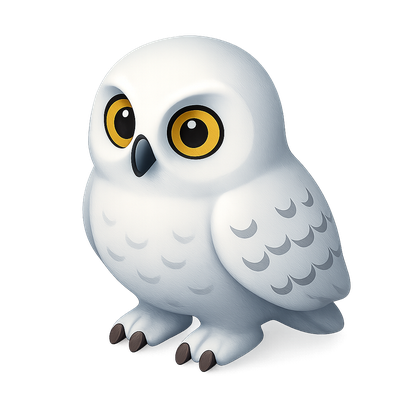 Cute Cartoon Owl Character Illustration