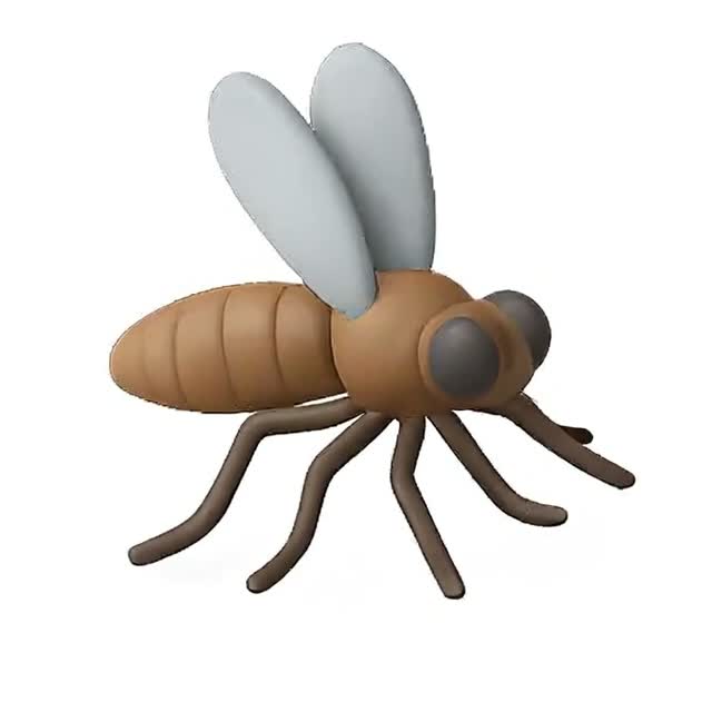 Animated Insects in Various Poses for Stock Footage