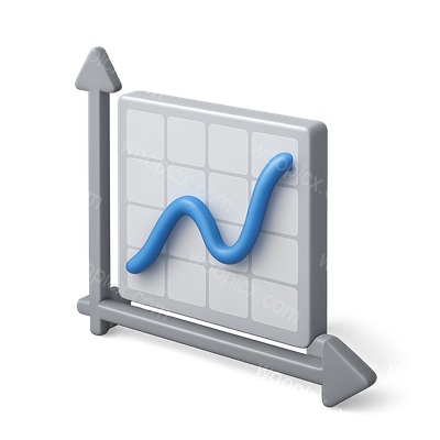3D Mathematical Icon with Graph Representation